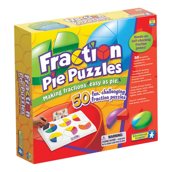 Fraction Learning Pie Puzzle